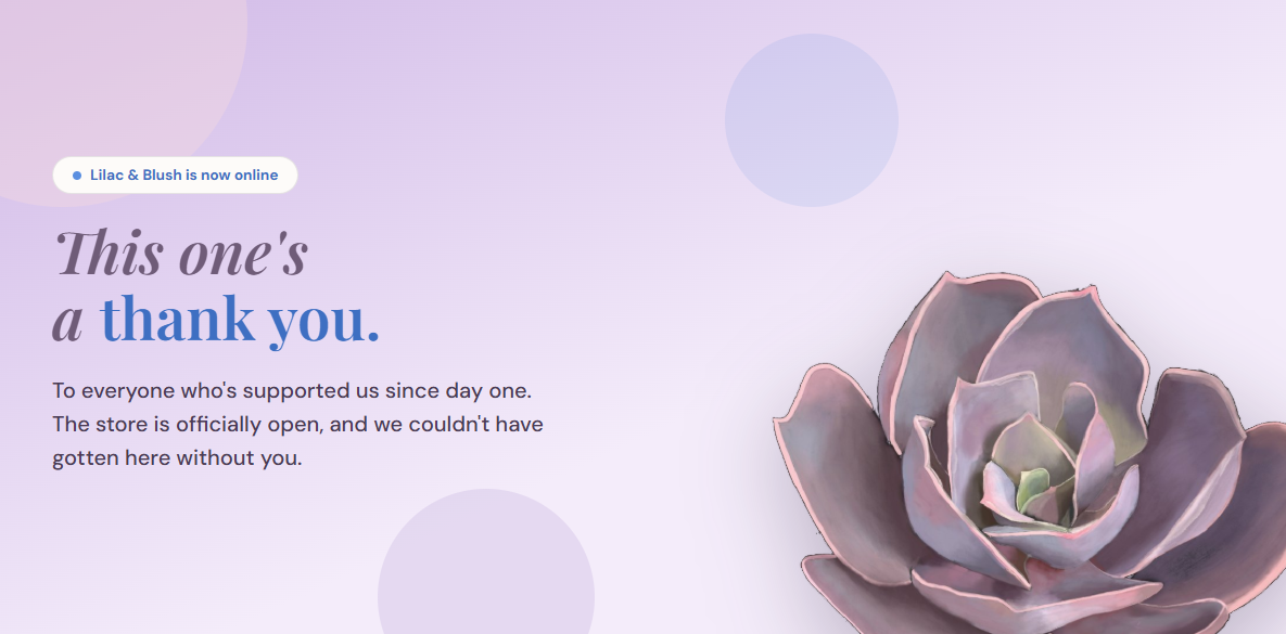 Our Online Store Is Here